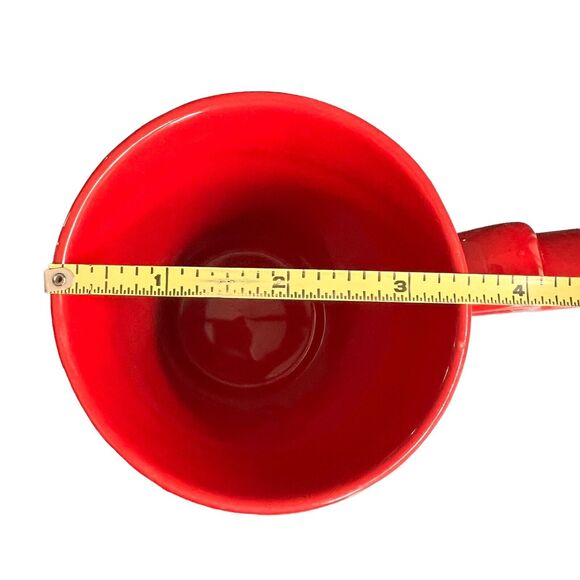 Large Teacher Coffee Mug Student Gift 16 Oz Heart Handle Coco Red Valentine - Picture 6 of 8